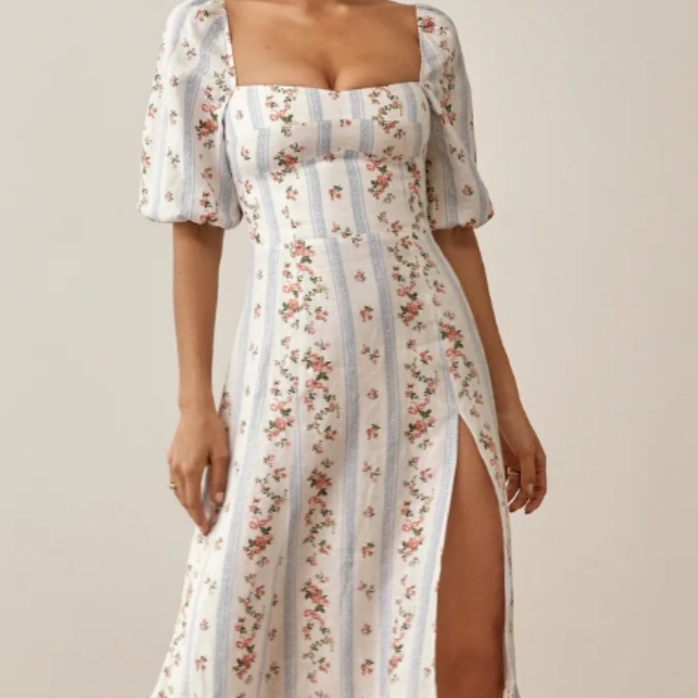 Reformation Belgium Linen Dress